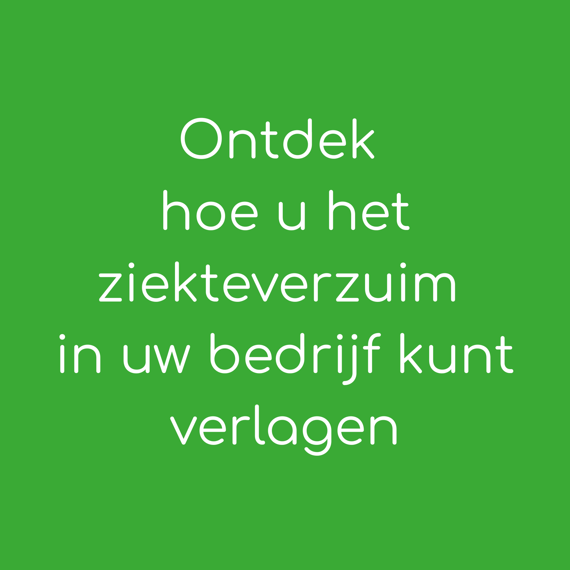 Verlaag het ziekteverzuim in uw bedrijf met behulp van BinnensteBuiten Delft
