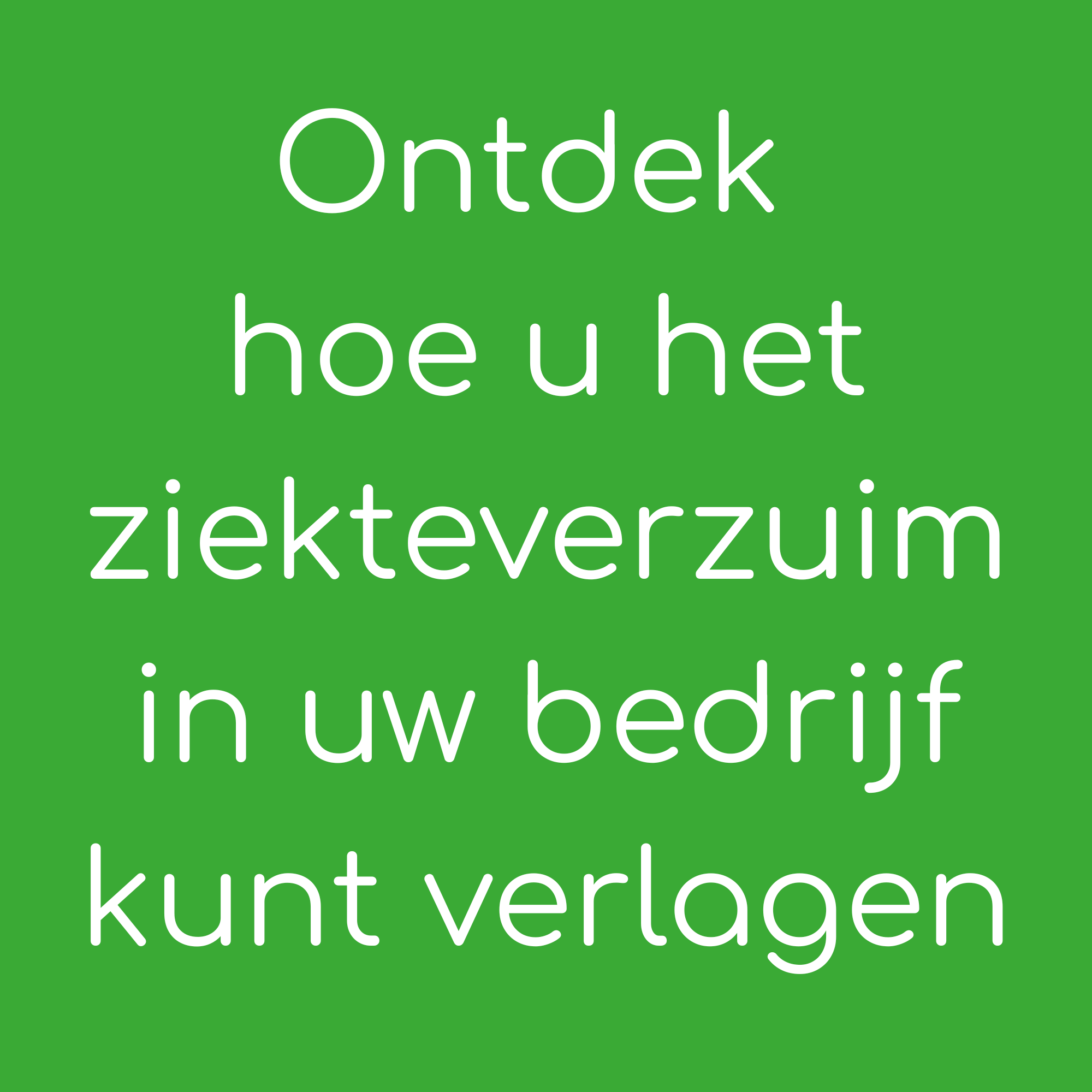 BinnensteBuiten Delft helpt het ziekteverzuim binnen uw organisatie te verlagen.