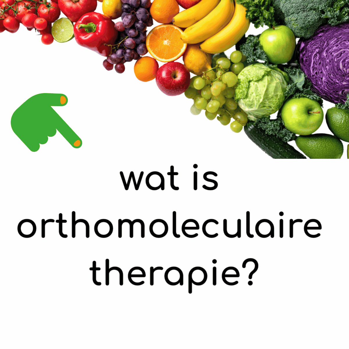Wat is orthomoleculaire therapie? BinnensteBuiten Delft